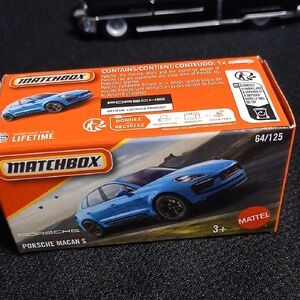 Matchbox Porsche Macan S Toy Car - Blue